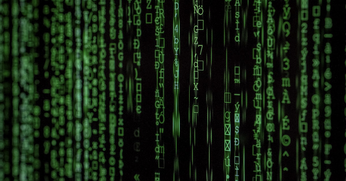 Fluxo de dados digitais, representando informações de pacientes
